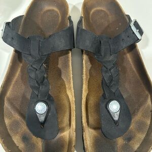 Birkenstock Braided Black Sandals, women’s size (40)9 1/2